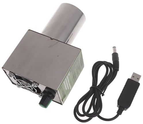 Soplador de aire USB para barbacoa al aire libre, velocidad ajustable, parrilla eléctrica, estufa de leña, soplador turbo de camping, tubo de recogida de aire, ventilador de barbacoa de cocina al aire