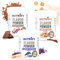 NUTRIFY Flavour Powder 3x150g, Geschmackspulver Bundle Set 3 - Blueberry Cheesecake, Cinnamon Cereal & Milchschokolade - Ideal zum Süßen, Backen & Verfeinern von Speisen und Getränken- Kalorienarm