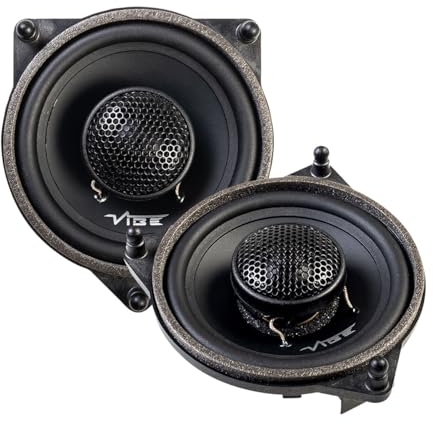 VIBE OPTISOUNDMERC4 4 / 10cm Plug and Play Koaxial-Lautsprecher Upgrade kompatibel mit Mercedes Benz C/E/GLC/S-Klasse