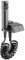 QREZAA Doccetta per Bidet Grigio Pistola Doccino per Bidet Ottone Handheld Bidet Spruzzatore Uno Dentro Due Fuori Spruzzatore per Bidet Solo Freddo Idroscopino per WC con Tubo a Molla