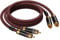 Primeda Audiophiles - Cable RCA de 1,5 m, 2 RCA macho a 2 RCA macho, cable de audio estéreo (sonido de alta fidelidad) para cine en casa, subwoofer, HDTV, amplificadores, sistemas de alta fidelidad,