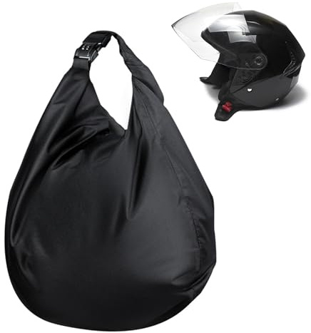 Sertay 30L Große Helmtasche, Tragbare Motorradhelmtasche, Wasserdichte Helmtasche, Faltbare Motorradhelm Tasche, Geeignet für die Meisten Motorradhelme, wie Vollhelme, Halbhelme, Offroad-Helme