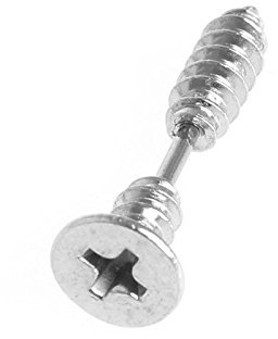 Trendige einfarbige Stecknadel-Ohrringe für Damen, Schraubform, Ohrringe, weibliches Paar, Schmuck, Geschenke, Zink
