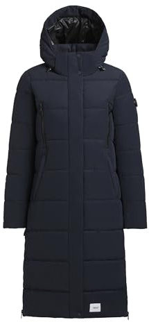 khujo Dani2 Frauen Wintermantel schwarz Streetwear