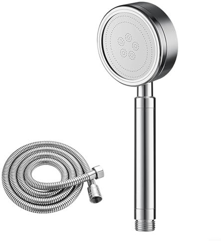 Praktischer und bequemer Duschkopf, 304 Edelstahl, Turbo-Ventilator-Wasserdurchfluss (B)
