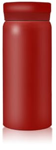 Boziee Termo pequeño de acero inoxidable, 200 ml/300 ml, sin BPA, aislado al vacío, mini termo (rojo, 200 ml)