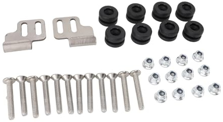 MasYosh Fixations Métalliques pour Valises Latérales de Moto, Fixations Sécurisées pour Coffre Arrière