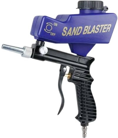 Sabbiatrice portatile, Levigatrice portatile di potenza, Apparecchiatura di sabbiatura portatile Rimozione della ruggine per il restauro della vernice del metallo Lucidatura del legno Mobili Vernici