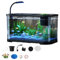 Aquarium Komplett Set, 11L Aquarium Starter Kits Fischtank Tropenfischaquarium Mit Wasserpumpe, Filterschwamm, Hydroponikkorb Für Fische Und Wasserpflanzen
