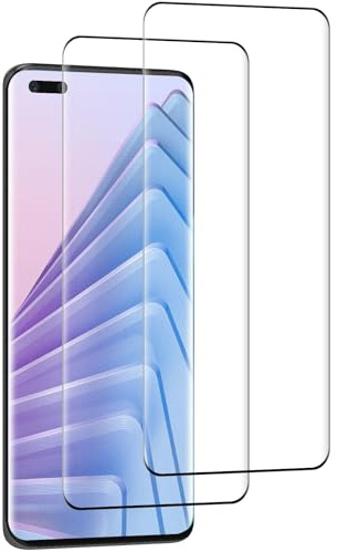 Elecshion Panzer Schutzfolie Glas für Honor Magic 4 Pro, 2 Stück Displayschutz, HD Glas Displayschutz, 9H Härte, Anti-Kratzen, 0.33mm Ultra-klar, Handyfolie