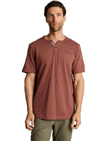 TOM TAILOR Herren Serafino T-Shirt mit feinen Streifen
