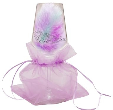 eXODA Verre a vin avec gravure de chat pour des soirees conviviales 350 ml dans un emballage cadeau élégant.
