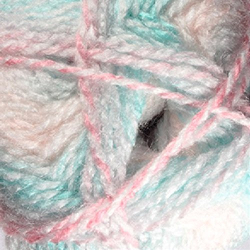 James Brett Baby Marble DK Knitting Yarn Soft Double Knit Wool 100g Ball (Pink & Turquoise - BM32)