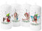 ilka parey wandtattoo-welt Adventskerzen Set Kerze Advent für Adventskranz Weihnachten Deko für Kinder Elfen und Feen ak01-04