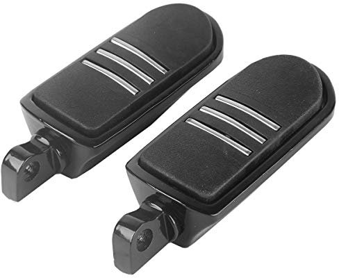 TCMT StreamLiner Repose-pieds pour Harley Iron 883 Sportster 883 1200 93-13 (Repose-pieds style B, noir)