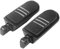 TCMT StreamLiner Repose-pieds pour Harley Iron 883 Sportster 883 1200 93-13 (Repose-pieds style B, noir)