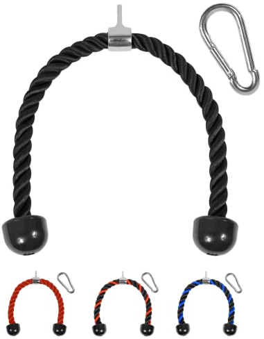 Yes4All Z6BK Corda per tricipiti, 91,4 cm - Nero