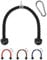 Yes4All Deluxe Trizepsseil-Kabelbefestigung, 68,6 & 91,4 cm, in 4 Farben, Trainingsgerät-Aufsätze Seilzugsystem Gym Pull Down Seil mit Karabiner, Schwarz