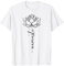 Namaste Flower T-Shirt Yoga Lover Kundalini Zen Gift T-Shirt