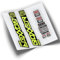 RockSHOX BOXXER Ultimate 2021 WP376 Gabel Aufkleber Gelb (Amarillo Fluor)