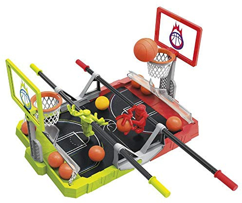 Hasbro Gaming Foosketball Spiel - Tischfußball Plus Basketball Schießen und Punkten Tischspiel für Kinder ab 8 Jahren, für 2 Spieler