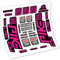 RockShox Pike DJ 2020 Adesivi in vinile Adesivo Forcella (Néon Pink)
