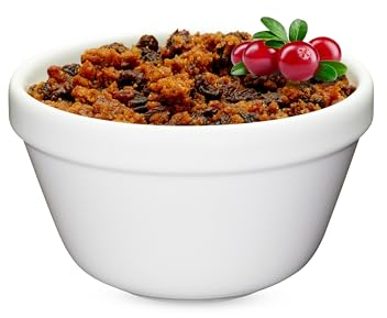 Muldale Traditional 1 Pint Pudding Basin for Steaming - Heat Proof Ceramic Pudding Bowl - Premium Summer Pudding Bowls - Great for Steaming Hot Puddings or Plum Pudding on Summer Evenings from