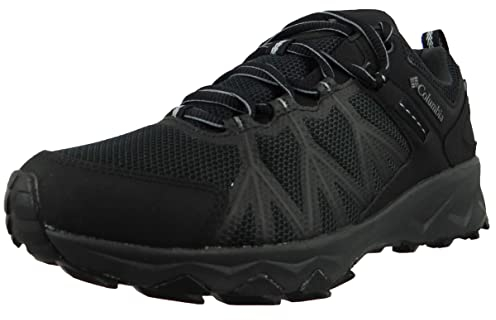 Columbia Men's Peakfreak 2 Outdry Waterproof Low Rise Hiking Shoes, Black (Black x Shark), 9 UK