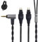 okcsc HDB2 Replacement Upgrade Headphone Cable with 2.5mm Balanced L Plug,4 Core OFC Silver Plated Audio Cord for Sennheiser HD650 HD600 HD580 HD565 HD545 HD525 HD414 HD25 HD6XX Headphone 1.5M/4.9ft