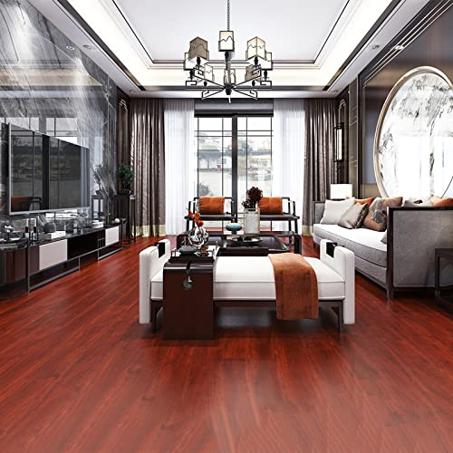 HARICSET Venylbodenbelag klick Vinyl-Fliesen Vinylboden Dielenboden Dünn Fliesen für Fußbodenheizung Wasserdicht(Size:10sqm,Color:xx18)