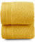 Top Towel – Premium – Große Badetücher – Badezimmerhandtücher – 2 Gesichts- oder Bidethandtücher – 30 x 50 cm – 100% Baumwolle – 600 Gramm - Zitrone