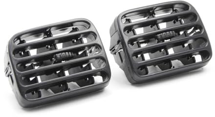 Set di 2 griglie di ventilazione anteriore centrale sinistra e destra per cruscotto compatibili con Renault Clio II e Thalia I OEM: 7702258279 7702258280