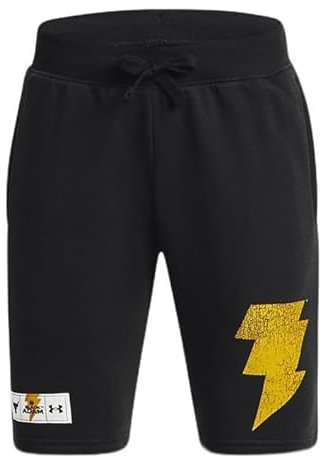 Project Rock Rival Terry Adam Shorts für Jungen, Schwarz, schwarz / weiß, Mittel