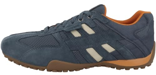 Geox Uomo Snake a - Tenis para Hombre, Avio Taupe, 46 EU
