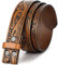 BELTROAD Western Ledergürtel Strap für Männer Frauen Cowboy Cowgirl Leder Herrengürtel für Jeans Geburtstag Weihnachten Gürtel Geschenke