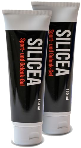 BestProvita Silicea Gelenkgel (2 x 150ml Tube) – Natürliches Schmerzgel zur Erleichterung bei Arthrose, Arthritis und Gelenkschmerzen – Hautverträglich, Wohltuend und Schnelleinziehend