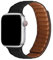 FRIENDLY LICENSE - Cinturino compatibile con Apple Watch 42-44-45 mm - Design a maglie - Realizzato in finta pelle - Colore nero - Chiusura magnetica - Cinturino Apple Watch