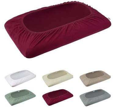 -beties- BasicSoft hochwertiger, weicher Premium Kissenspannbezug ca. 40x70 cm mit Steghöhe ca. 20 cm. 3% Elasthan/97% supergekämmter Baumwolle (Rhododendron-rot