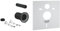 GROHE Plastique Garniture de raccordement Noir 37311K00 (Import Allemagne) & Set d'Isolation Phonique 37131000 (Import Allemagne)