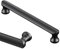 Druvlium Black Kitchen Handles - 10 Pack, 160mm Hole Spacing, Cupboard, Drawer & Wardrobe Handles