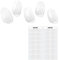 Nagelfolie UV Härtend - 28 Stück Nagelfolie UV Gel Nagelfolien Selbstklebend French Nail Sticker UV Gel Folien Nagellack Aufkleber DIY für Damen(Jelly White Ombre)