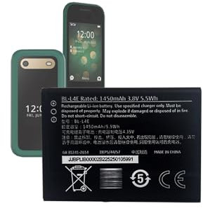 MUKUZI Batterie compatible avec les téléphones mobiles No-kia 2660 Flip TA-1398/1420/1480/1492 (remplacement pour BL-L4E)