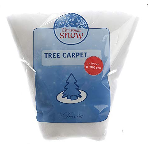 Zarivy Base decorativa rotonda per albero di Natale effetto neve Ø100 cm