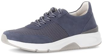 Gabor Damen Low-Top Sneaker, Frauen Halbschuhe,Sportschuhe,Freizeitschuhe,Turnschuhe,Laufschuhe,schnürschuhe,schnürer,Jeans,42.5 EU / 8.5 UK