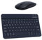 Teclado y Ratón Bluetooth Inalámbrico, Teclado Silencioso Recargable, Ultradelgado y Portátil, Adecuado para Tabletas iPad/PC/iOS/Android/Windows, Diseño QWERTY.