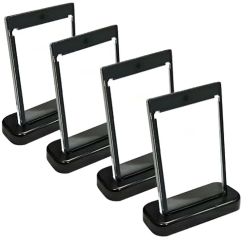 CDDCWZ 4 Set Magnetkarten Kartenhalter 35PT Acryl Magnetic Card Holder | mit Sammelkarten Ständer Acryl Sammelkartenhüllen Karten Sleeves,Card Saver für Top Loader Karten Handelskarten Sportkarten