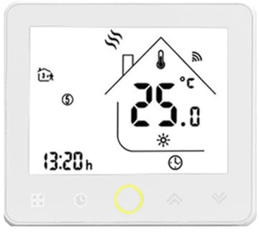 WIIYENA Zigbee - Termostato inteligente para calefacción por suelo radiante, para Tuya y Alexa, interruptor de control de temperatura programable para sistemas hidráulicos, eléctricos y de calderas