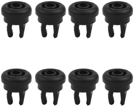 Effizientes Ersatz-Clips, Schnuraufhänger, Effizientes Ersatz-Clips, Perfekte Übereinstimmung, für Megane Hutablagen, Schwarz, 8 Stück