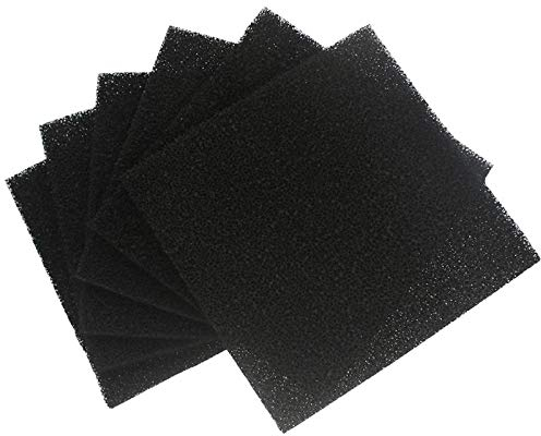 6 Pack Solder Extractor Filter Carbon Filter Replacement Activated Smoke Fume Absorber Filter for Hakko/Xytronic/Aoyue Smoke Absorber (5.1” * 5.1” * 0.3”)