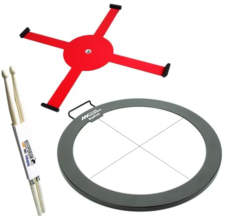 Muse Kinetics Bop Pad USB MIDI-Drumpad + BopPad Mount + keepdrum Drumsticks 1 Paar